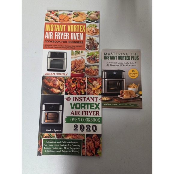 Kitchen | Instant Vortex Air Fryer Oven Cookbook Set 3 Books Beginner ...